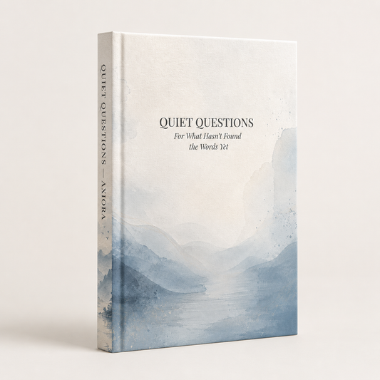 Quiet Questions — For What Hasn't Found the Words Yet